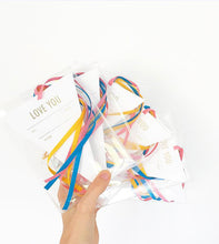 Load image into Gallery viewer, FLAG NOTES: MIX (COLORED RIBBON)