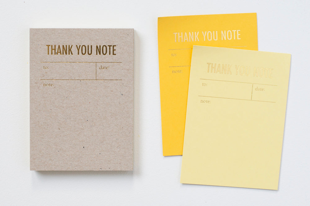 THANK YOU NOTEPAD