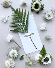 Load image into Gallery viewer, FLOWER NOTE  -  WHITE
