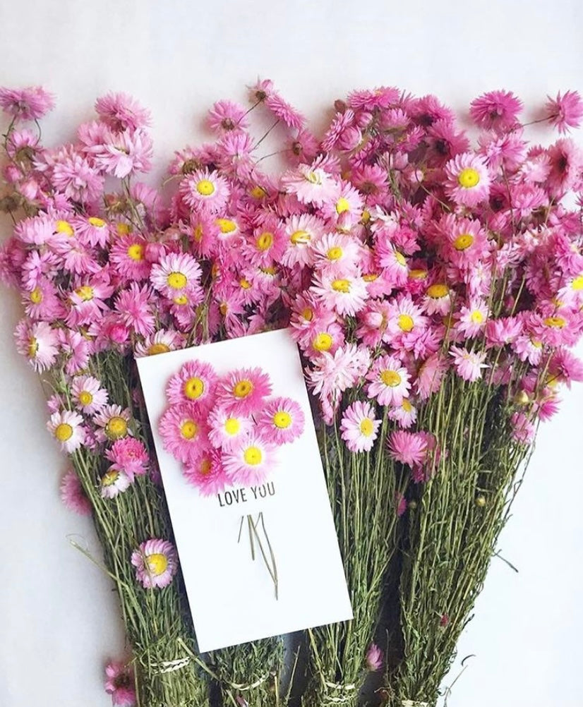 FLOWER NOTE  -  LOVE YOU