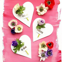 Load image into Gallery viewer, FLOWER NOTE - HEART
